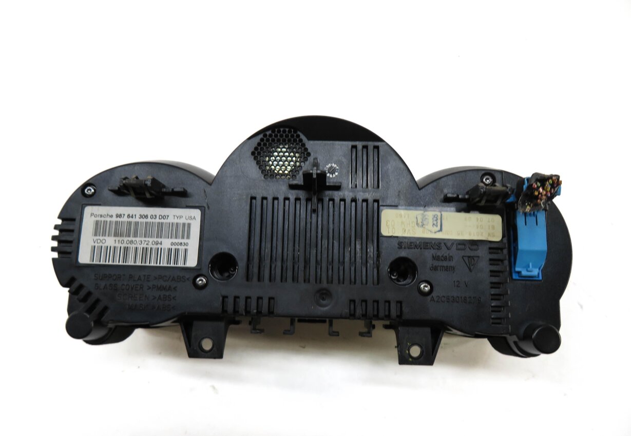 Thumbnail 4: 09-12 PORSCHE BOXSTER CAYMAN (987) SPEEDOMETER INSTRUMENT GAUGE CLUSTER (79k)