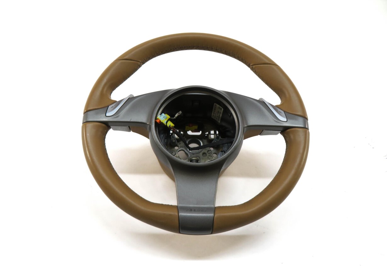 Thumbnail 2: 09-13 PORSCHE 911 BOXSTER CAYMAN (987 997) 3-SPOKE STEERING WHEEL (SAND BEIGE)
