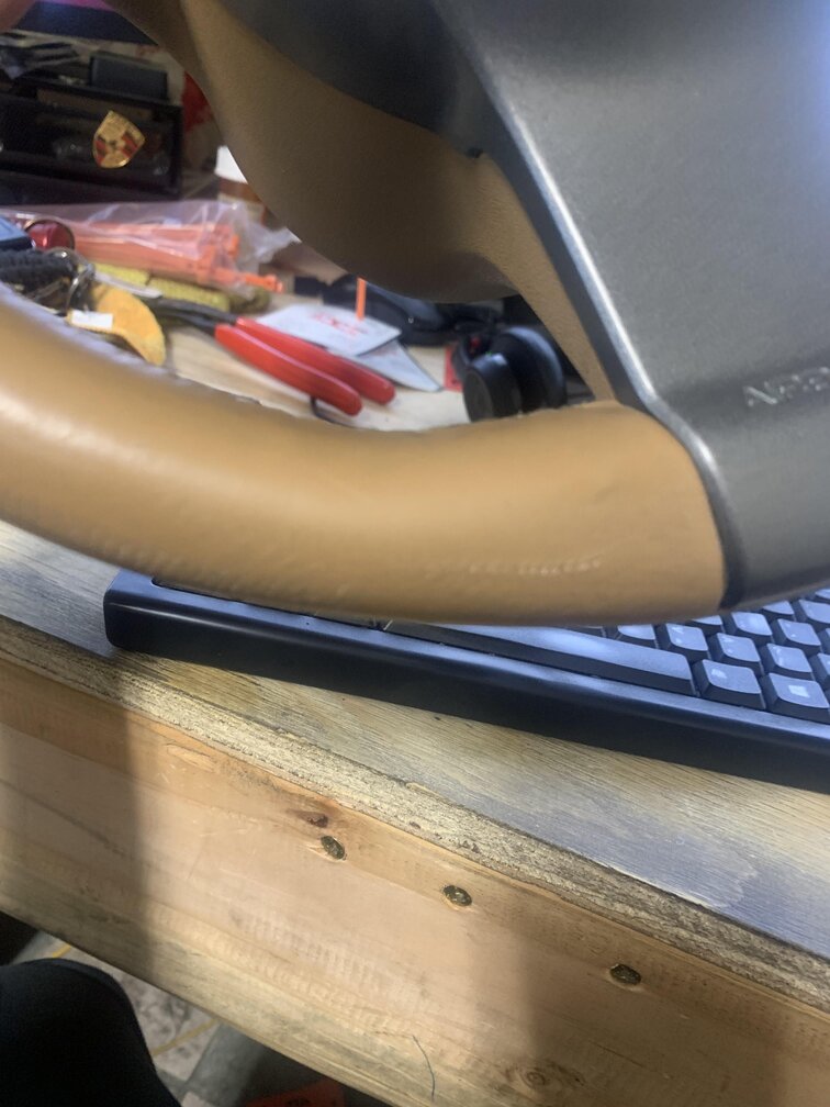 Thumbnail 5: 09-13 PORSCHE 911 BOXSTER CAYMAN (987 997) 3-SPOKE STEERING WHEEL (SAND BEIGE)