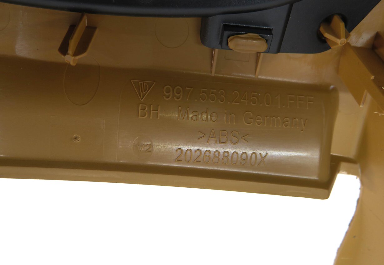 Thumbnail 5: 2009 PORSCHE CAYMAN (987) TRANSMISSION GEAR SHIFTER SHIFT STRIM (SAND BEIGE)