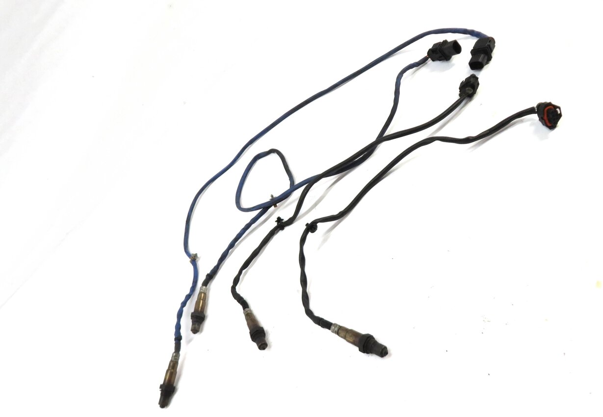 Thumbnail 2: 2009 PORSCHE CAYMAN (987) 2.9L PRE POST CAT O2 OXYGEN LAMBDA PROBE SENSOR SET