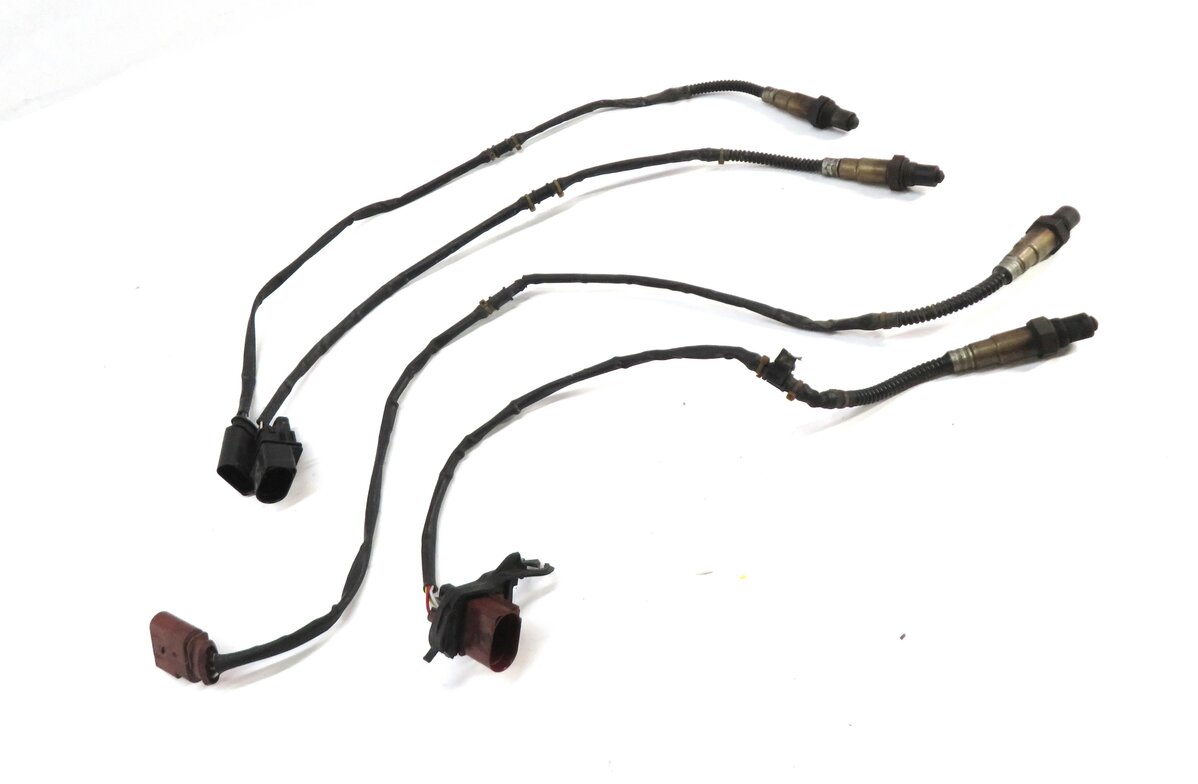 Thumbnail 3: 2004 PORSCHE CAYENNE (955) 3.2L PRE POST CAT O2 OXYGEN LAMBDA PROBE SENSOR SET