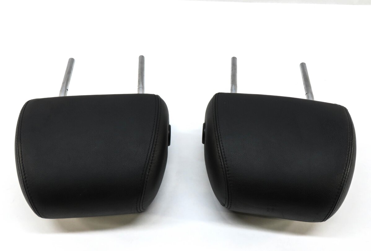 Thumbnail 4: 2004 PORSCHE CAYENNE (955) FRONT LEFT & RIGHT SEAT HEADREST SET (BLACK LEATHER)