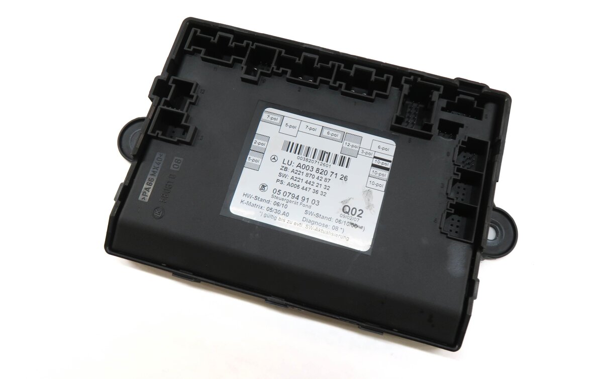07-11 MERCEDES S63 S65 S400 S450 S550 S600 (W221) LEFT REAR DOOR CONTROL MODULE