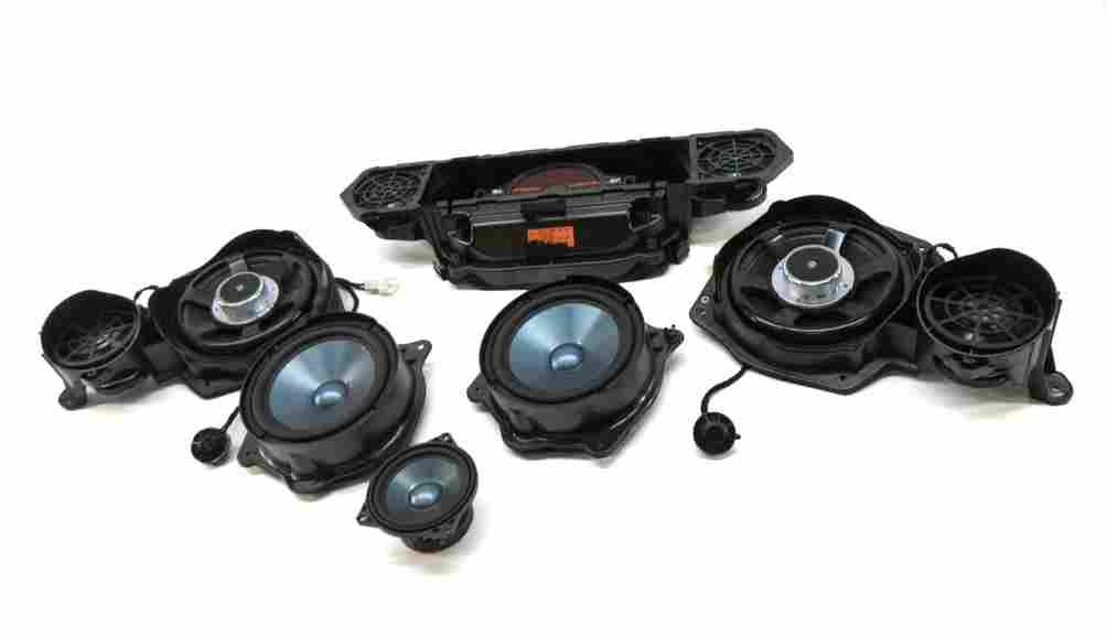 Thumbnail 2: 2007 MERCEDES S550 (W221) RADIO STEREO LOGIC 7 AUDIO SUB SUBWOOFER SPEAKER SET
