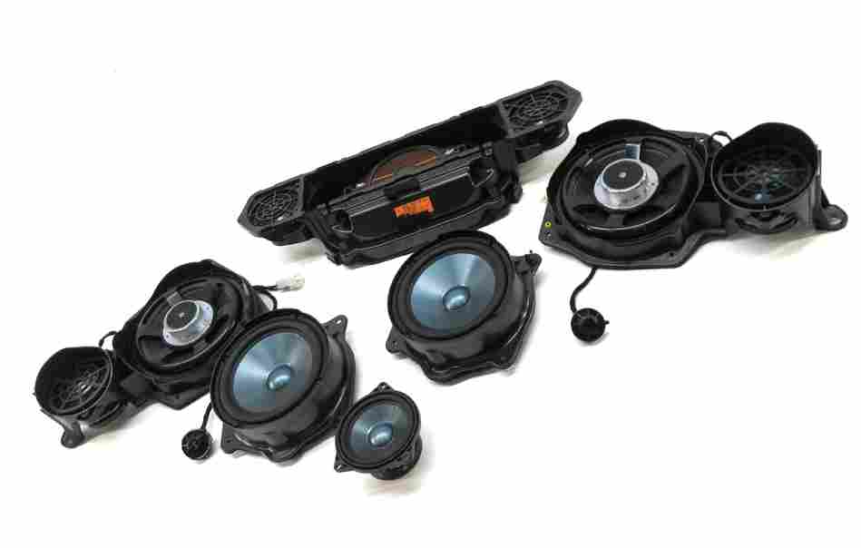 Thumbnail 3: 2007 MERCEDES S550 (W221) RADIO STEREO LOGIC 7 AUDIO SUB SUBWOOFER SPEAKER SET