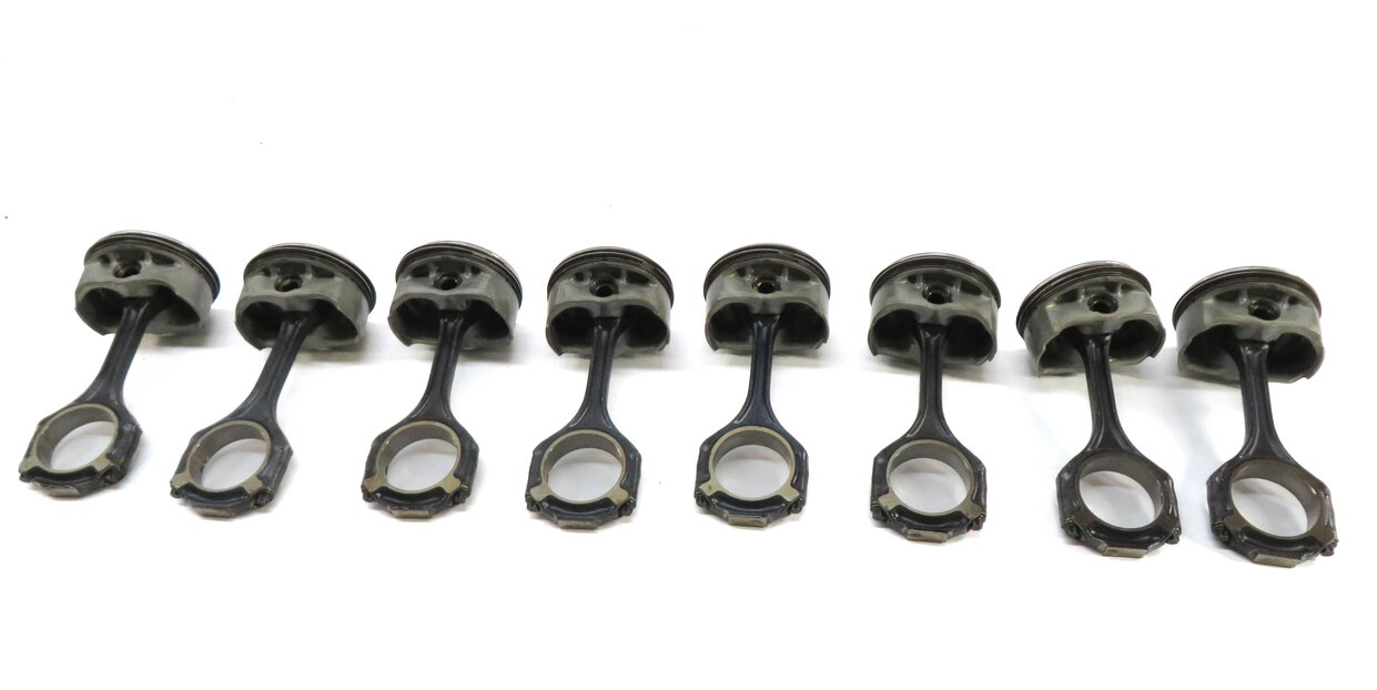 Thumbnail 4: 07-15 MERCEDES CL E G GL ML S SL CLK CLS (C16 W211 W164 X164 W221) V8 PISTON SET