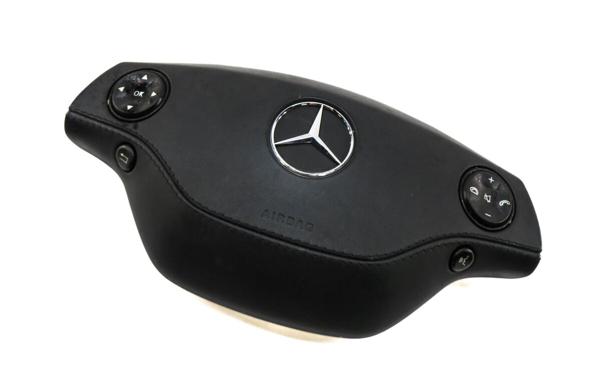 2007-2010 MERCEDES CLS S450 S550 S600 (W216 W221) STEERING WHEEL AIRBAG (BLACK)