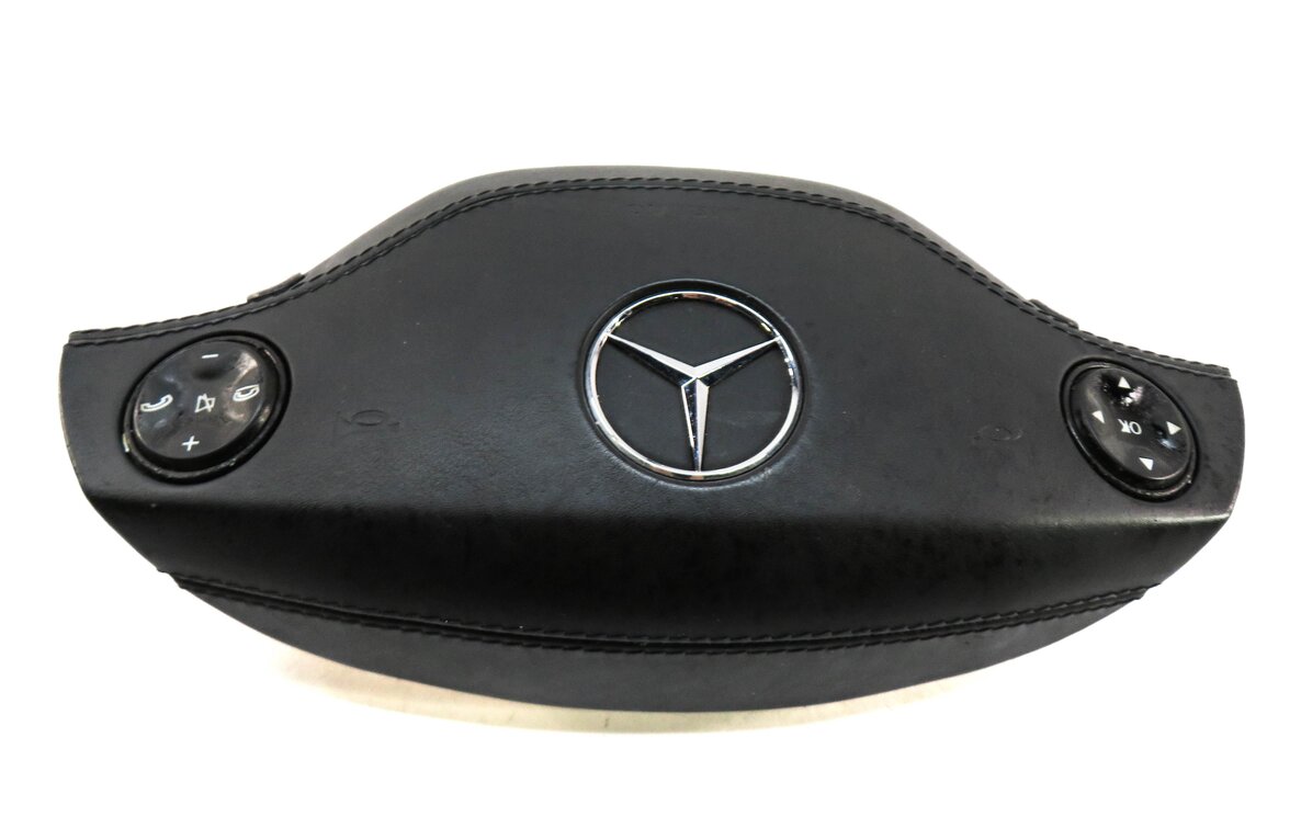Thumbnail 3: 2007-2010 MERCEDES CLS S450 S550 S600 (W216 W221) STEERING WHEEL AIRBAG (BLACK)