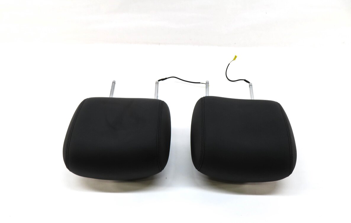 Thumbnail 3: 2007 MERCEDES S550 (W221) FRONT LEFT & RIGHT SEAT HEADREST SET-2 (BLACK LEATHER)
