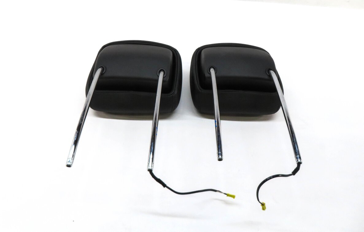 Thumbnail 5: 2007 MERCEDES S550 (W221) FRONT LEFT & RIGHT SEAT HEADREST SET-2 (BLACK LEATHER)