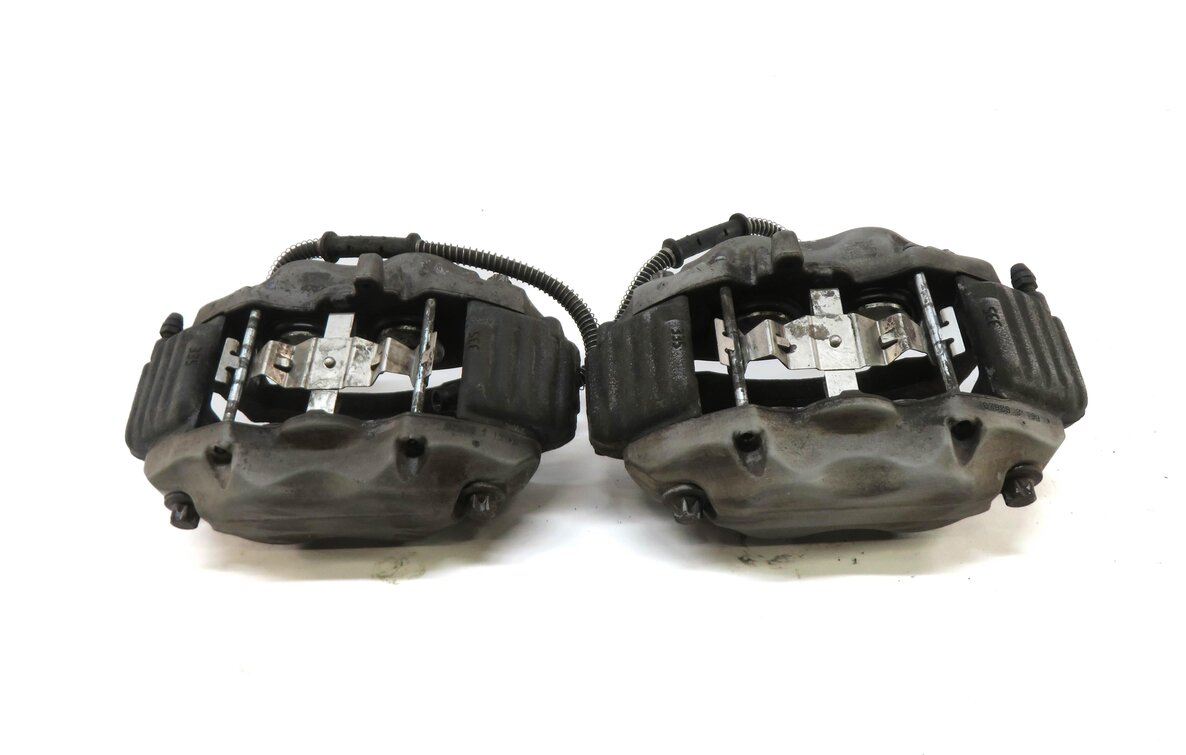 Thumbnail 2: 2007-2013 MERCEDES CL550 S400 S550 (W216 W221) FRONT BRAKE CALIPER SET (BREMBO)