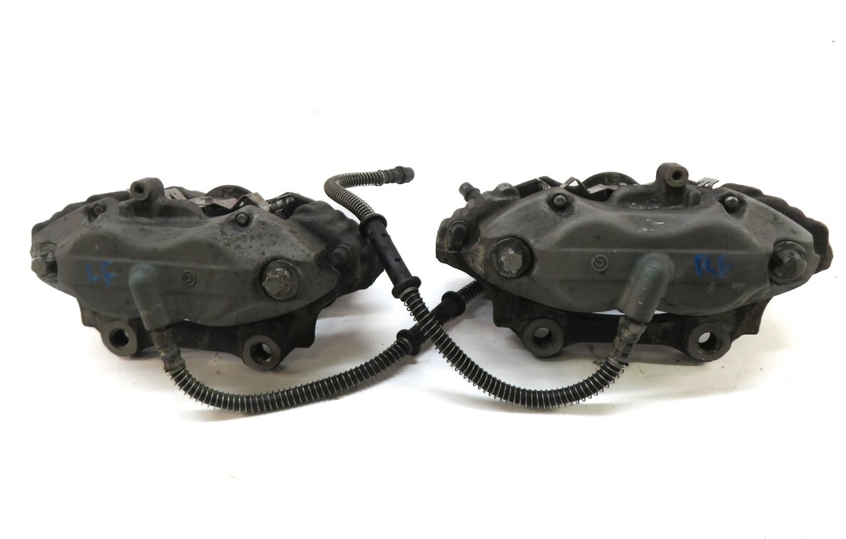 Thumbnail 3: 2007-2013 MERCEDES CL550 S400 S550 (W216 W221) FRONT BRAKE CALIPER SET (BREMBO)