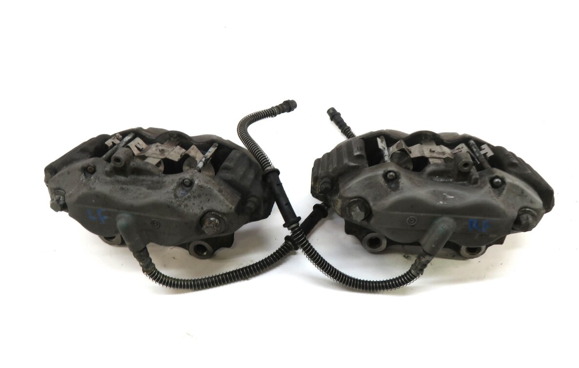 Thumbnail 4: 2007-2013 MERCEDES CL550 S400 S550 (W216 W221) FRONT BRAKE CALIPER SET (BREMBO)