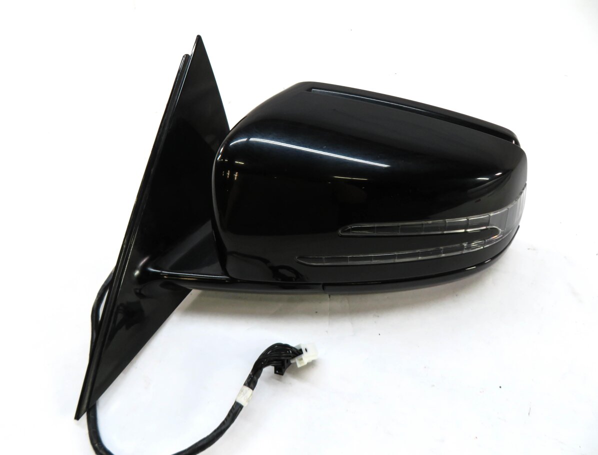 Thumbnail 5: 10-13 MERCEDES S-CLASS W221 LEFT DOOR MIRROR P-FOLD HEAT MEMORY AUTODIM (BLACK)