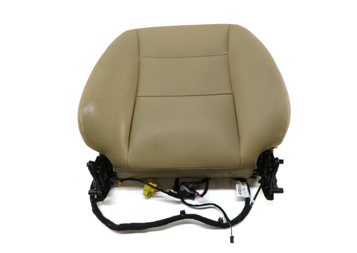 2010 MERCEDES S400 (W221) PASSENGER UPPER TOP HEATED SEAT CUSHION (BROWN 214A)