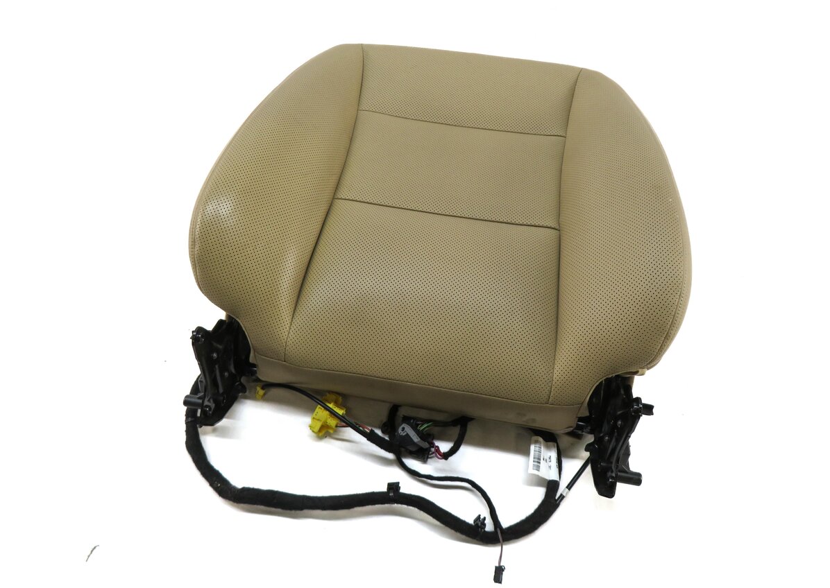 Thumbnail 2: 2010 MERCEDES S400 (W221) PASSENGER UPPER TOP HEATED SEAT CUSHION (BROWN 214A)