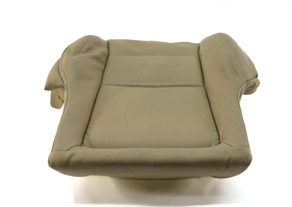 Thumbnail 4: 2010 MERCEDES S400 (W221) PASSENGER LOWER BOTTOM HEATED SEAT CUSHION (BROWN)
