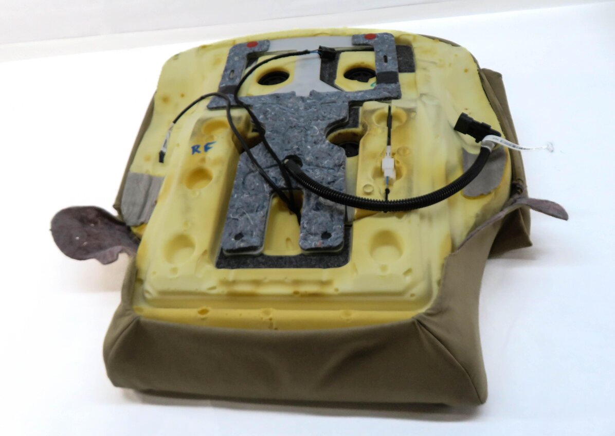 Thumbnail 6: 2010 MERCEDES S400 (W221) PASSENGER LOWER BOTTOM HEATED SEAT CUSHION (BROWN)