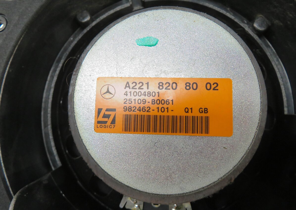 Thumbnail 11: 2010 MERCEDES S400 (W221) STEREO LOGIC-7 AUDIO SUBWOOFER TWEETER SPEAKER SET