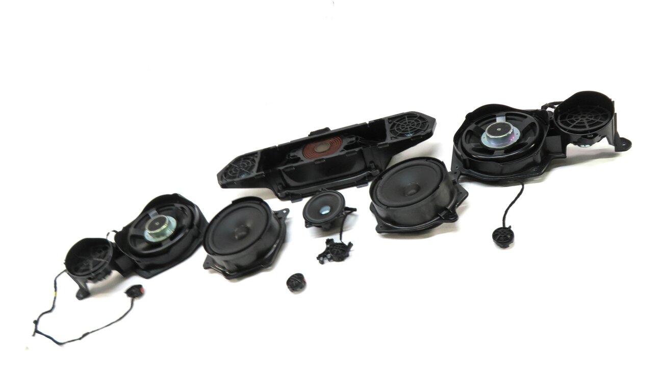 Thumbnail 3: 2010 MERCEDES S400 (W221) STEREO LOGIC-7 AUDIO SUBWOOFER TWEETER SPEAKER SET