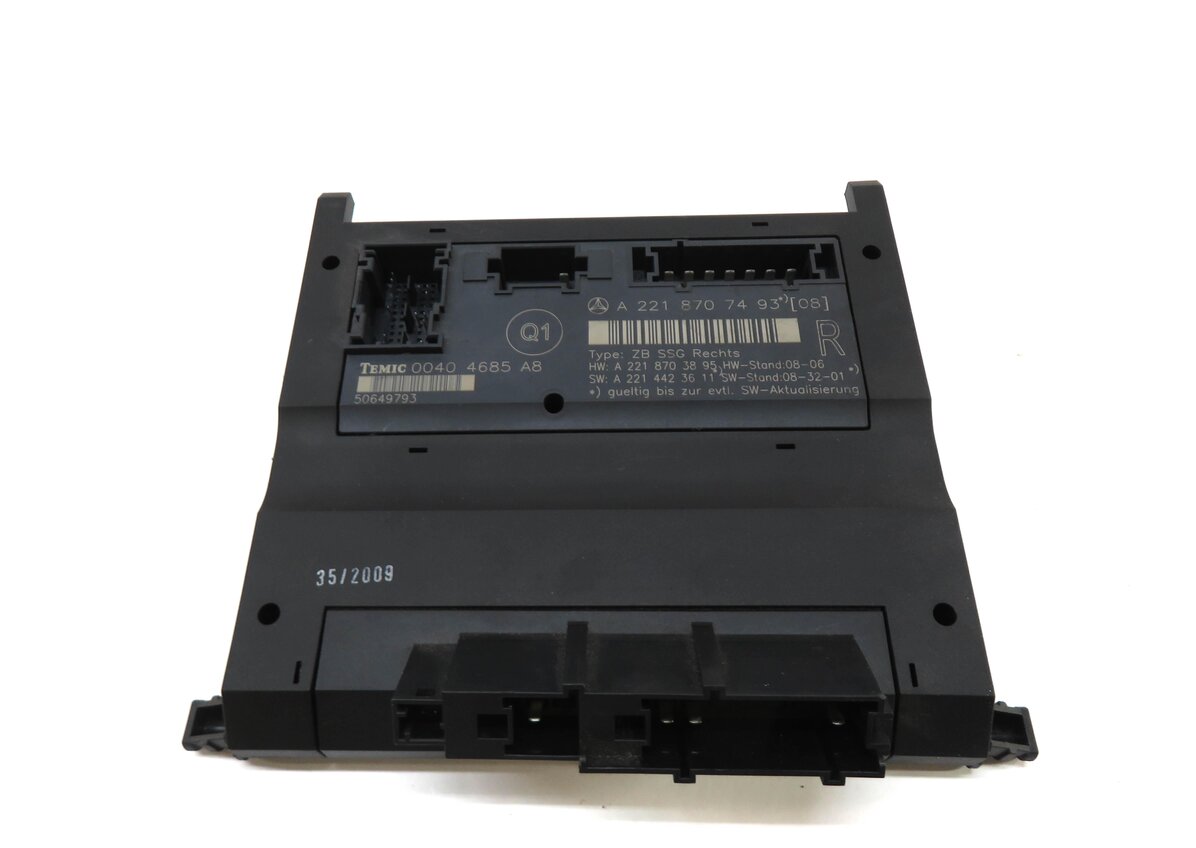 Thumbnail 2: 2010 MERCEDES S400 (W221) RIGHT FRONT PASSENGER SEAT CONTROL MODULE