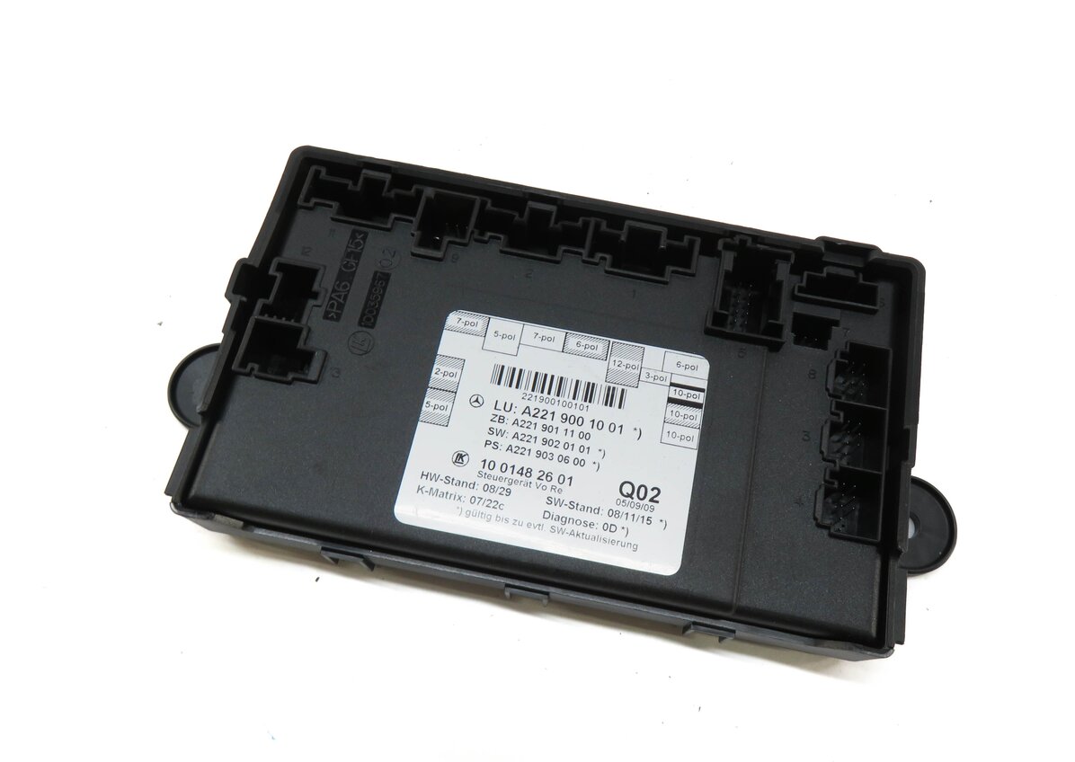 2010 MERCEDES S400 (W221) RIGHT FRONT PASSENGER DOOR CONTROL MODULE