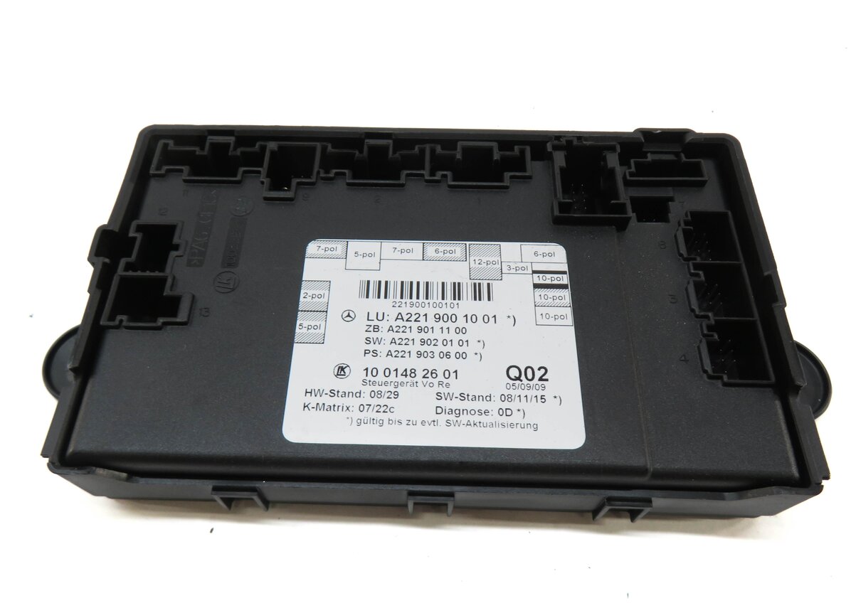 Thumbnail 2: 2010 MERCEDES S400 (W221) RIGHT FRONT PASSENGER DOOR CONTROL MODULE