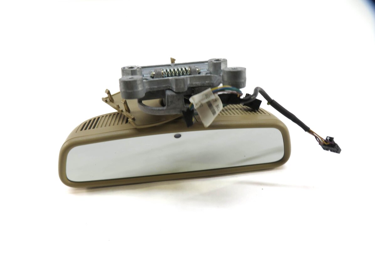 2010 MERCEDES S-CLASS (W221) AUTODIM REARVIEW MIRROR w/ HOMELINK (BEIGE)