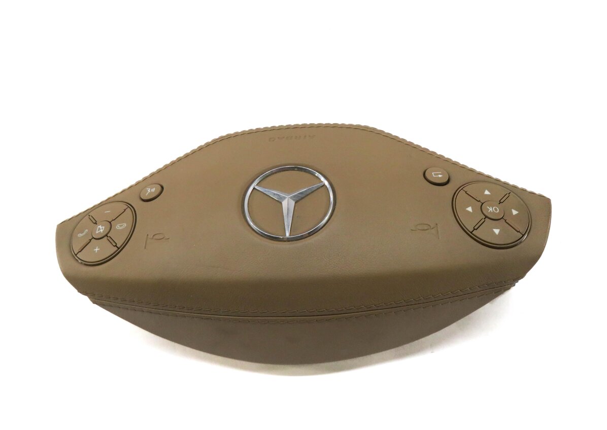 Thumbnail 3: 2010 MERCEDES BENZ S-CLASS (W221) STEERING WHEEL AIRBAG AIR BAG (BROWN)
