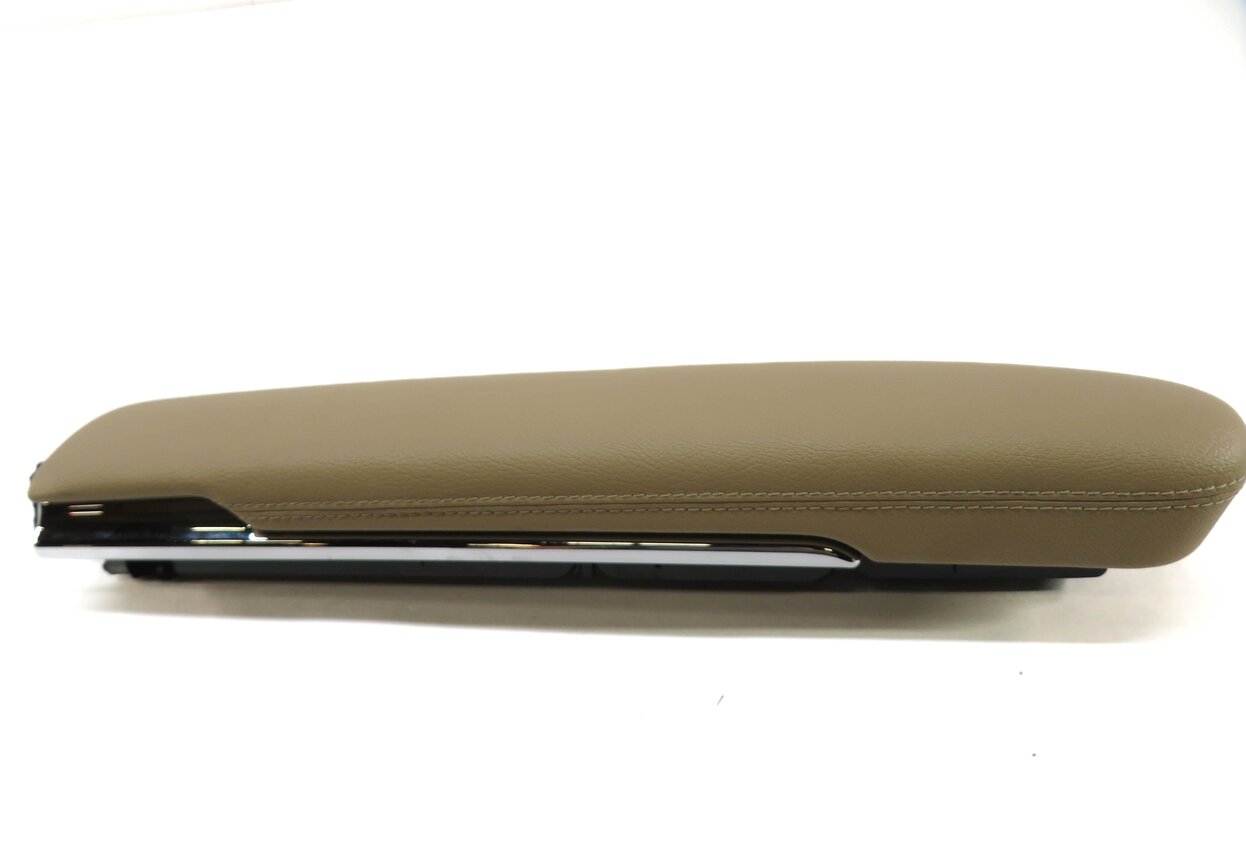 Thumbnail 2: 2010 MERCEDES S400 (W221) RIGHT FRONT PASSENGER DOOR ARMREST CUBBY (BROWN 214A)