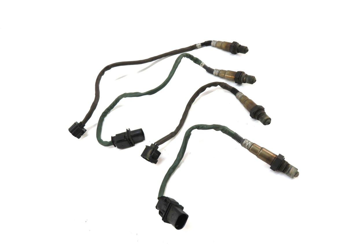 Thumbnail 3: 2010 MERCEDES S400 (W221) HYBRID 3.5L PRE POST CAT O2 OXYGEN SENSOR SET-4