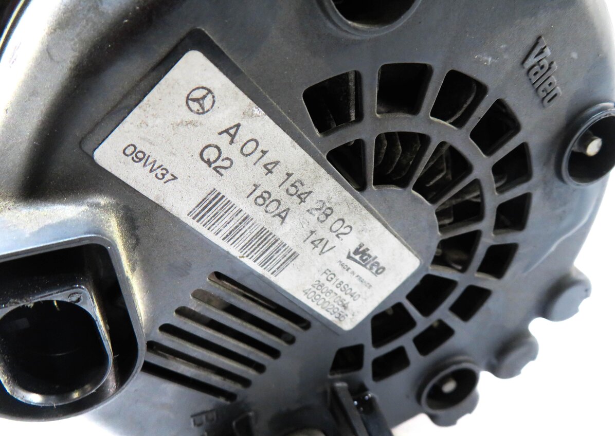 Thumbnail 5: 2010-2013 MERCEDES BENZ S400 (W221) HYBRID - 3.5L ENGINE 180 AMP ALTERNATOR