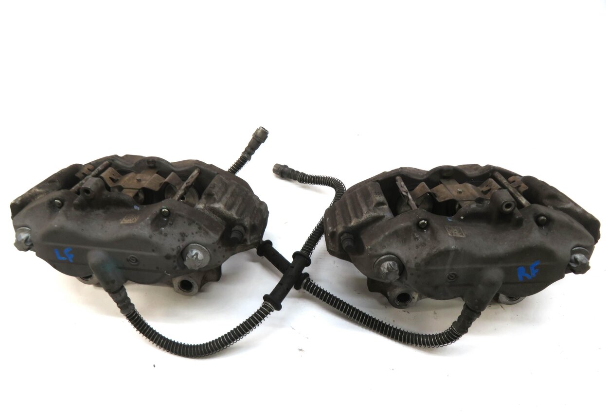 Thumbnail 3: 2007-2013 MERCEDES CL550 S400 S550 (C216 W221) FRONT BRAKE CALIPER SET (BREMBO)