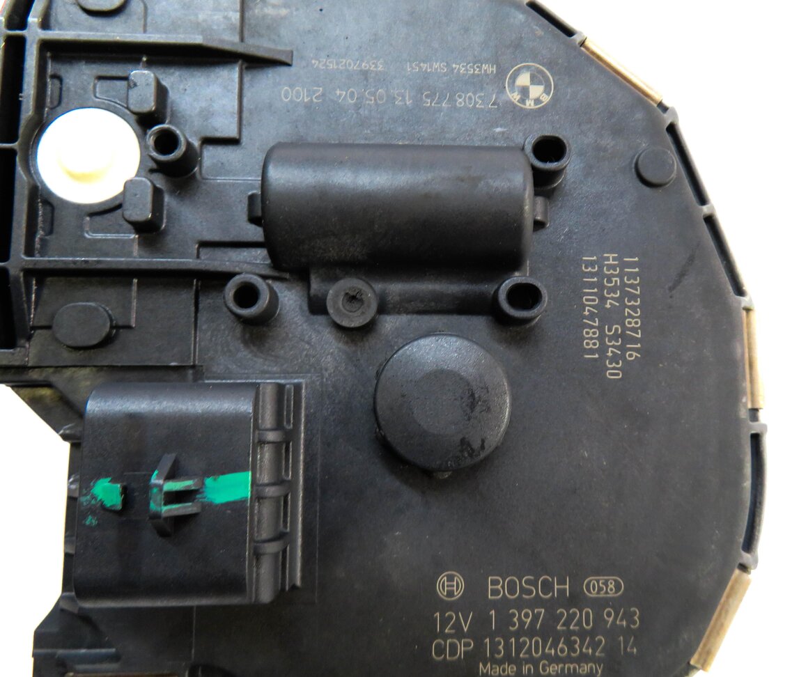 Thumbnail 4: 2012-2019 BMW 640i 650i M6 (F06 F12 F13) FRONT WINDSHIELD WIPER MOTOR