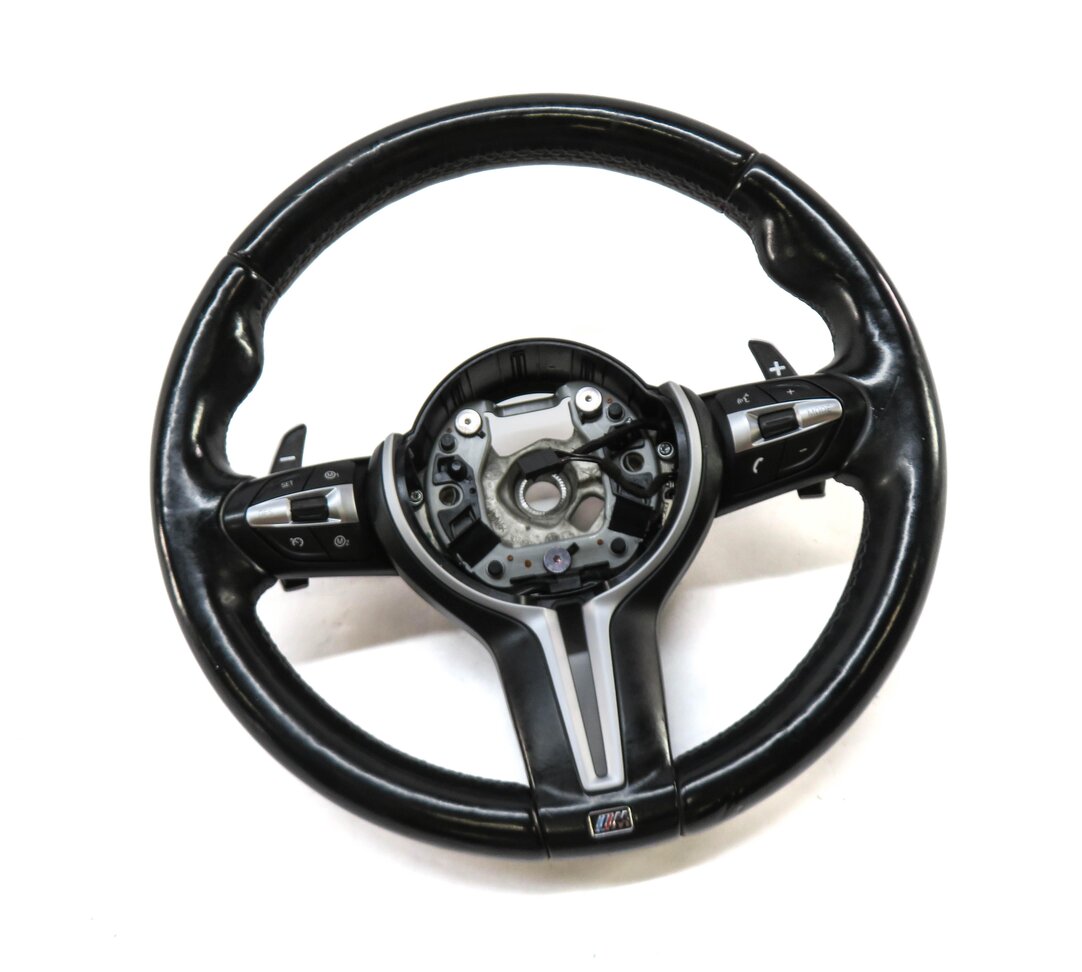 2012-2019 BMW 5 SERIES M5 M6 (F06 F10 F12 F13) M SPORT STEERING WHEEL w/ PADDLES