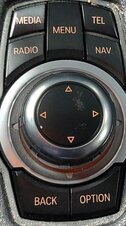 Thumbnail 2: 2014 BMW M6 ///M (F06) RADIO STEREO GPS NAVIGATION i-DRIVE CONTROL SWITCH KNOB