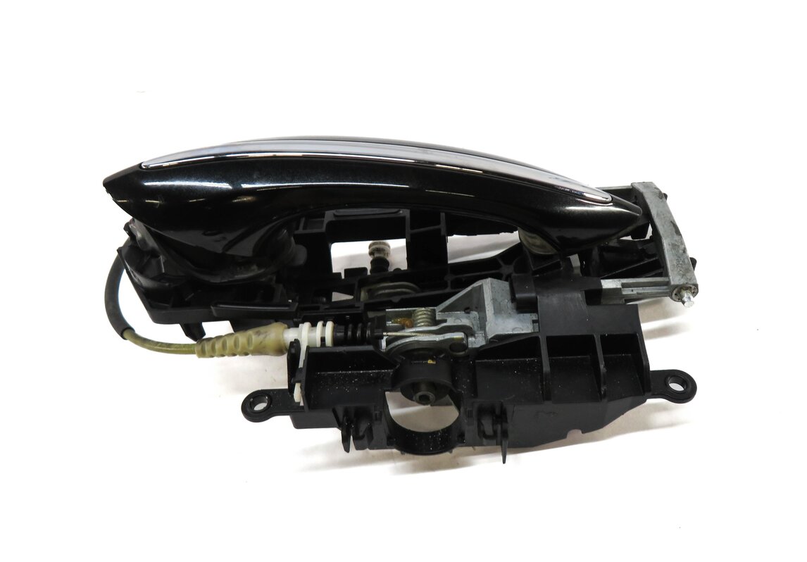 Thumbnail 10: 09-19 BMW 5 6 7 SERIES (F01 F10 F12) RIGHT FRONT COMFORT DOOR HANDLE (BLACK)