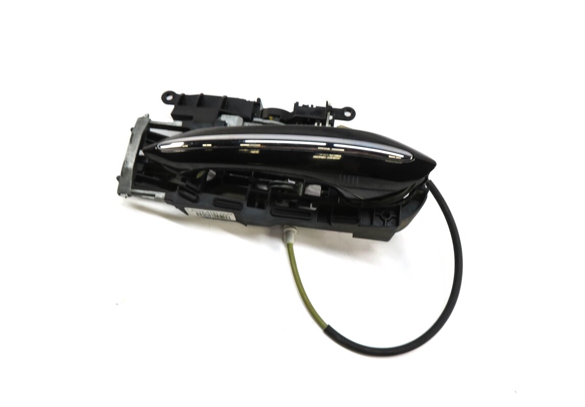 Thumbnail 9: 09-19 BMW 5 6 7 SERIES (F01 F10 F12) RIGHT FRONT COMFORT DOOR HANDLE (BLACK)