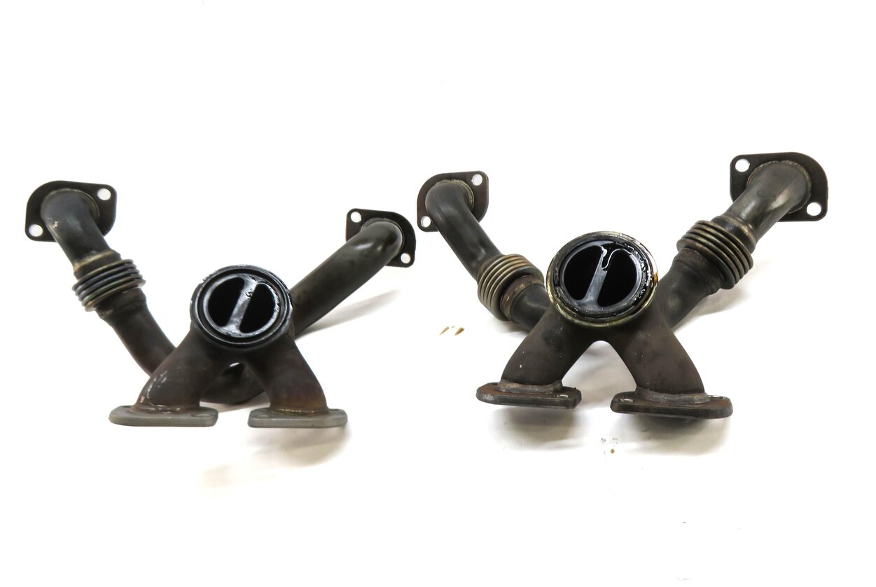 Thumbnail 2: 12-20 BMW M5 M6 M8 X5M X6M (F06 F10 F12 F13 F85) 4.4L S63 EXHAUST MANIFOLD SET