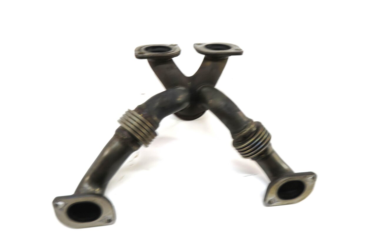 Thumbnail 4: 12-20 BMW M5 M6 M8 X5M X6M (F06 F10 F12 F13 F85) 4.4L S63 EXHAUST MANIFOLD SET
