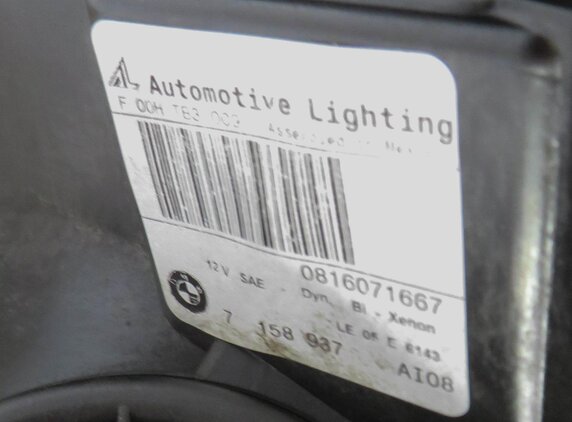 Thumbnail 5: 2007-2011 BMW X5 (E70) LEFT FRONT DRIVER XENON HID ADAPTIVE HEADLIGHT LIGHT LAMP