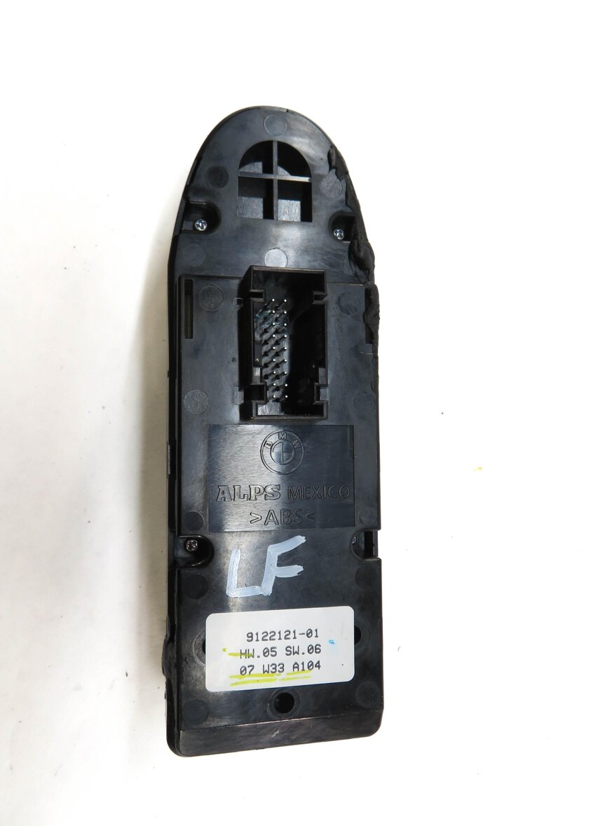 Thumbnail 4: 2007-2014 BMW X5 X5M X6 X6M (E70 / E71) LEFT DRIVER DOOR WINDOW SWITCH (P-FOLD)