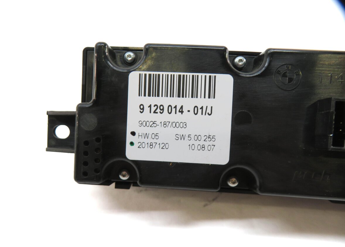 Thumbnail 5: 2007-2013 BMW X5 (E70) REAR HEATER A/C CLIMATE TEMPERATURE CONTROL PANEL