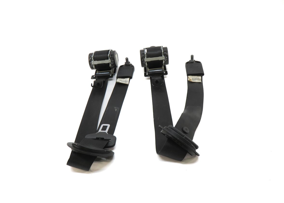 Thumbnail 2: 2007 BMW X5 (E70) LEFT & RIGHT REAR 2nd ROW SEAT SEATBELT RETRACTOR SET (BLACK)