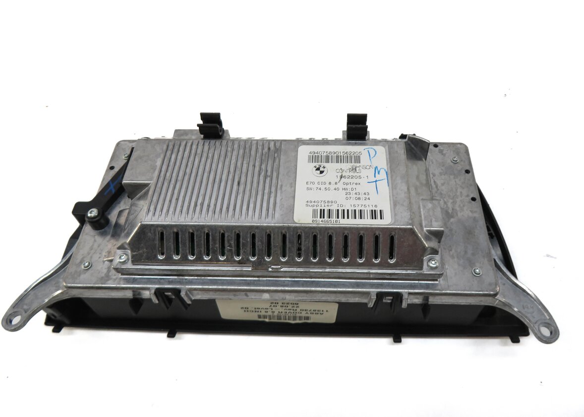 Thumbnail 6: 07-10 BMW X5 X6 (E70 E71) STEREO GPS NAVIGATION MEDIA INFORMATION DISPLAY SCREEN