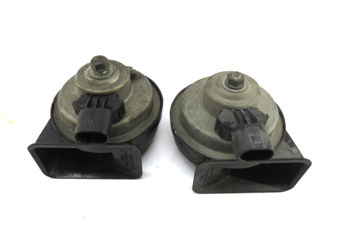 Thumbnail 3: 2007-2011 BMW X5 X6 (E70 E71) HIGH & LOW TONE SAFETY HORN SET-2