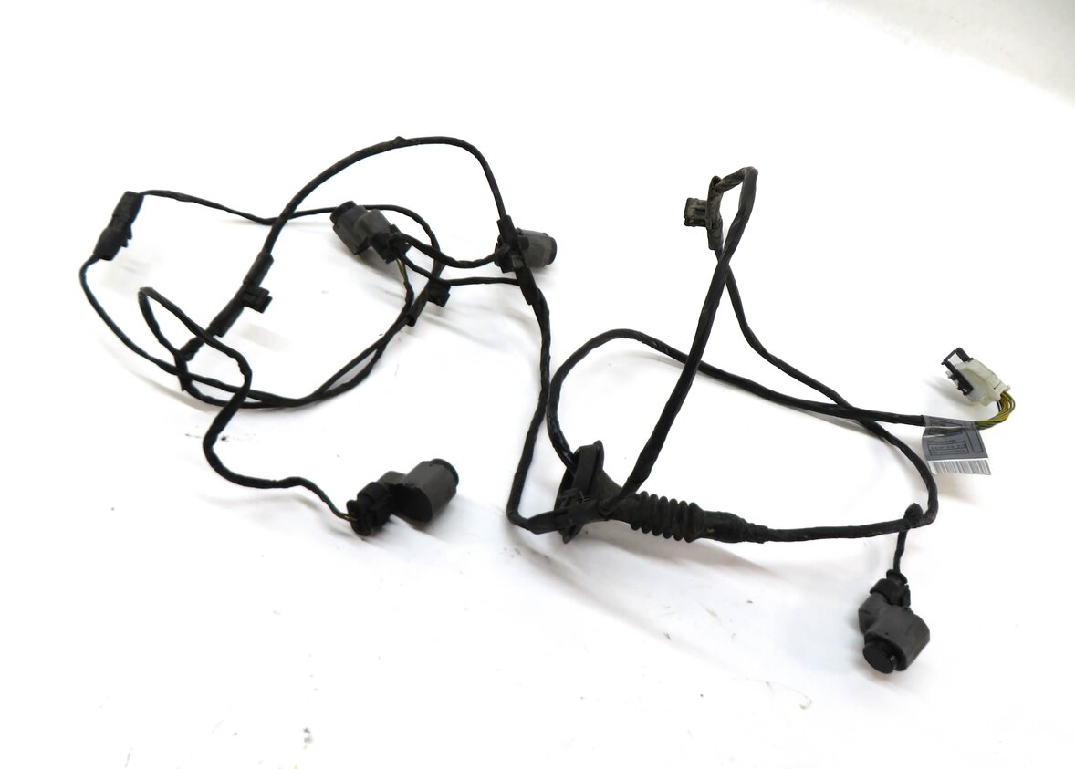 2007 BMW X5 (E70) REAR PDC PARK DISTANCE SENSOR SET w/ HARNESS (BLACK)