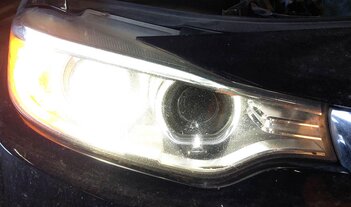 Thumbnail 2: 14-17 BMW 4-SERIES M3 (F30 F32) RIGHT XENON HID ADAPTIVE HEADLIGHT LIGHT LAMP