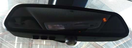 Thumbnail 2: 2014-2020 BMW 330iGT 335iGT 340iGT 4-SERIES (F32 F34) REARVIEW MIRROR w/ COMPASS